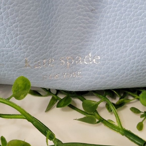 Kate Spade Eva bucket drawstrings crossbody blue tote bag New - Picture 3 of 12